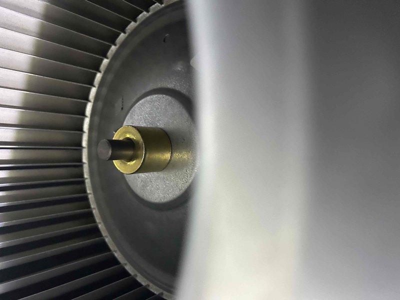 Completed Gold Level annual maintenance on single-system residential HVAC unit. Performed comprehensive inspection of outdoor condensing unit and indoor blower assembly, including evaluation of blower wheel condition, motor shaft coupling, and overall system cleanliness. Unit found operating within normal parameters with components showing minimal wear and proper maintenance history.
