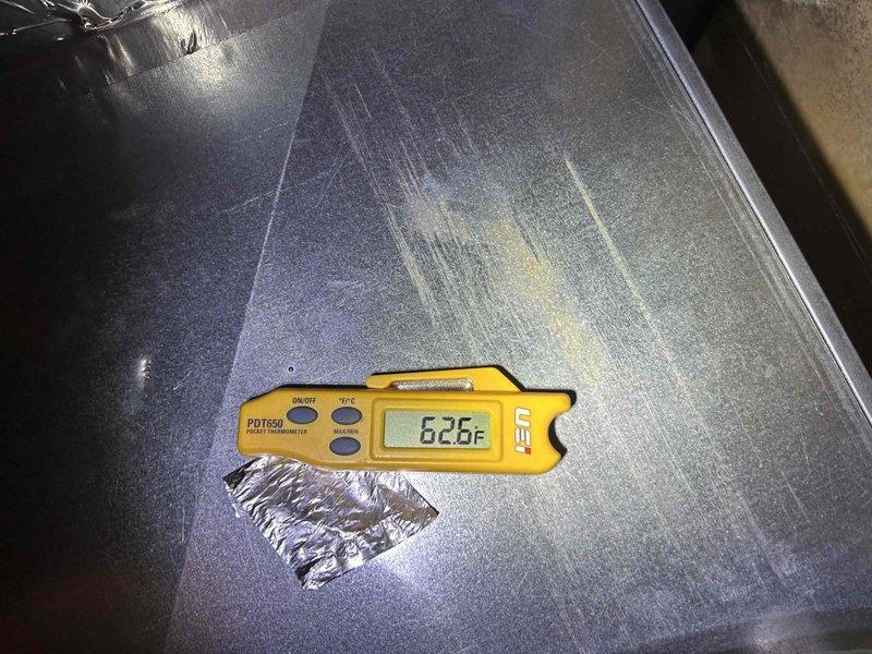 Responded to no cooling call on heat pump system with indoor temperature at 80°F. Upon arrival, performed system diagnostics and temperature readings, confirming supply air temperature of 62.6°F at the air handler. Inspected equipment including previously replaced capacitor from last year and verified proper airflow through 20x20x1 filtration system. System restored to normal cooling operation with appropriate temperature differential achieved.