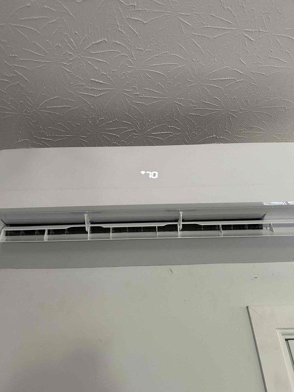 Returned to complete previous day's ductless mini-split installation after receiving the remote controller that was missing from the original equipment shipment. Programmed and tested the wireless remote control unit, verifying all functions including temperature settings, fan speeds, operating modes, swing control, and timer features. Confirmed proper communication between remote and indoor wall-mounted evaporator unit, with system responding correctly to all commands and displaying accurate temperature readings.