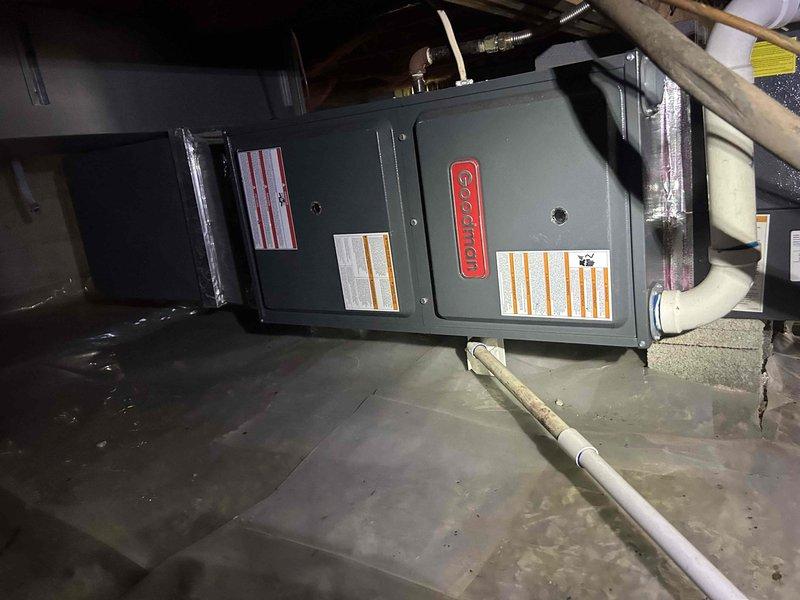 Responded to a no-cool call on a 6-year-old Coleman electric HVAC system. Upon inspection, found the contactor severely corroded with significant rust on the metal components and oxidation on terminal connections, causing loud operational noise and reduced cooling capacity. Replaced the failed contactor and verified proper system operation with normal sound levels and full cooling restored.