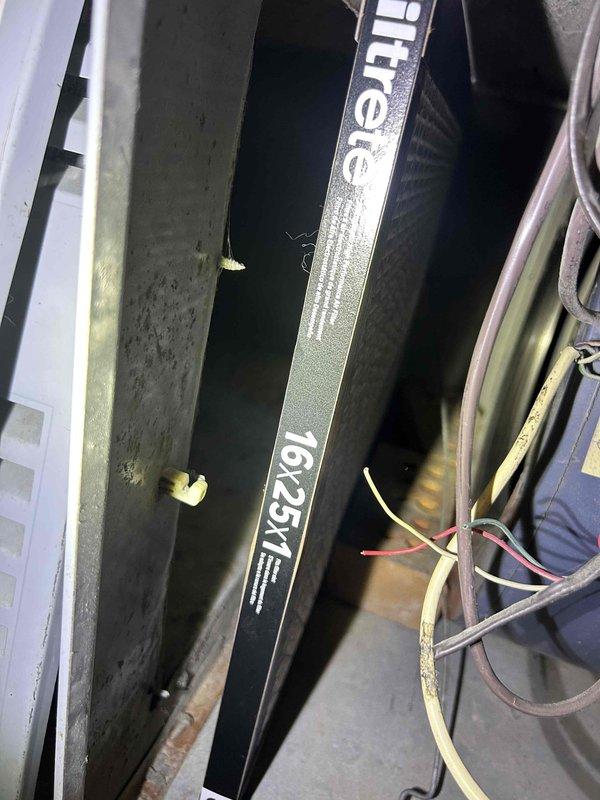 Responded to no cooling call on 20+ year old system with outdoor unit humming but not running. Performed diagnostic evaluation and confirmed compressor failure to start. Indoor unit blower motor operational with recent filter change completed by homeowner. Measured supply air temperature showing lack of refrigerant circulation consistent with compressor malfunction. Given age of system and extent of failure, recommended full system replacement rather than repair due to obsolete components and diminished efficiency of existing equipment.
