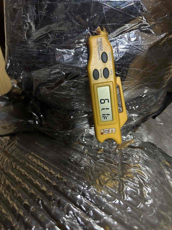 Replaced failed compressor on upstairs HVAC system under warranty at no charge to customer. Retrieved replacement compressor from Ferguson supply house and completed installation per manufacturer specifications. Verified system operation with proper temperature differentials, documented readings of 116°F and 61°F at service points. Photographed old and new compressor serial numbers and uploaded documentation for warranty claim processing as required.