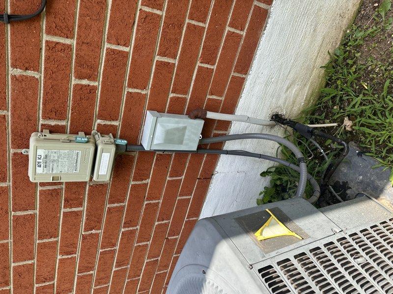 Conducted on-site evaluation for complete HVAC system replacement estimate. Assessed existing 16-year-old outdoor condensing unit and 26-year-old furnace, both nearing end of serviceable life. Inspected current 3-ton system configuration, electrical connections, and equipment placement along exterior brick foundation. Documented existing unit specifications, reviewed installation location constraints, and photographed equipment nameplate data for accurate replacement sizing and compatibility assessment. Provided comprehensive quote for new 3-ton air conditioning unit and furnace system replacement.