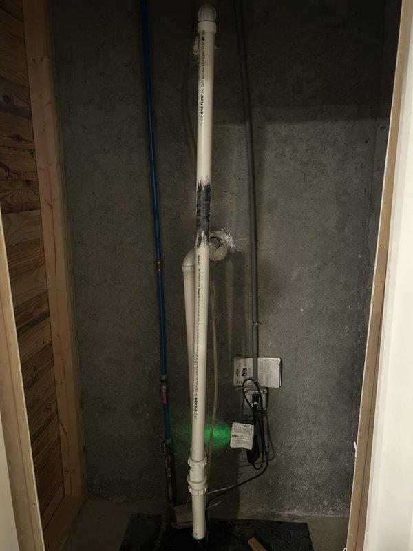 Provided comprehensive estimate for ejector grinder pump replacement in basement serving one toilet, one sink, and one shower. Scope includes disconnecting electrical power, removing existing pump, inspecting basin and discharge components, installing new ejector grinder pump with proper electrical and plumbing connections, and verifying system operation. Assessment confirmed need for pump replacement with inspection of existing discharge piping, check valve, and electrical controls to determine reusability.