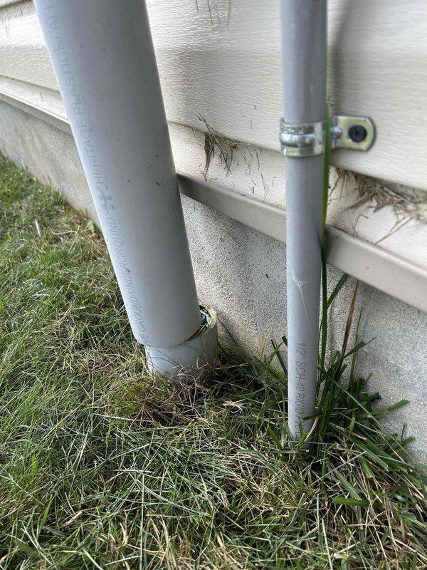 Responded to customer concern regarding exterior electrical line and potential breaker panel issues. Conducted thorough inspection of exterior electrical service entrance, weatherhead connections, and main breaker panel to assess system integrity and determine demarcation of responsibility between utility company and homeowner. Documented existing conditions with photographic evidence showing exterior service entrance components and access points for comprehensive evaluation.