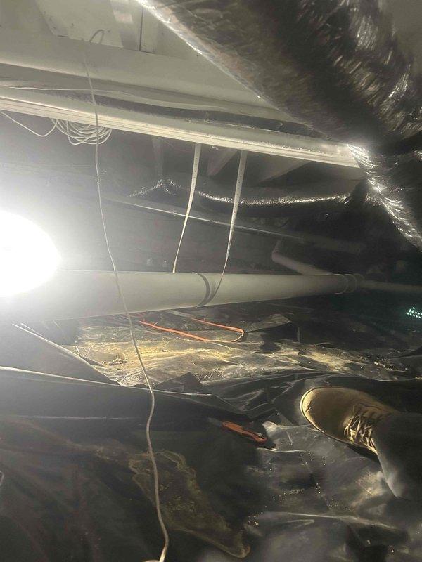 Completed comprehensive plumbing repair involving the removal and replacement of deteriorated cast iron drain piping in the crawl space with new PVC drainage lines, terminating at the foundation wall. Installed a new toilet and added a cleanout access point to facilitate future maintenance and inspection of the drainage system.