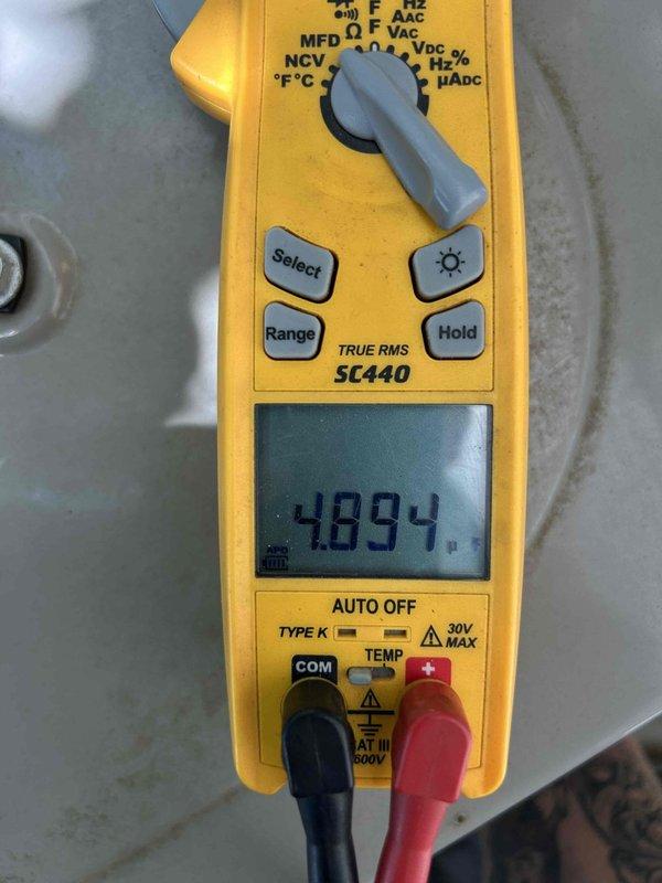 Completed comprehensive Care Plan tune-up service on two HVAC systems located in attic and basement. Performed full diagnostic testing on both air conditioning and gas furnace units, including electrical measurements of capacitor microfarad readings and amp draw verification using digital multimeter to ensure all components operating within manufacturer specifications. Customer advised that 16x25x1 filters are not included in service plan.
