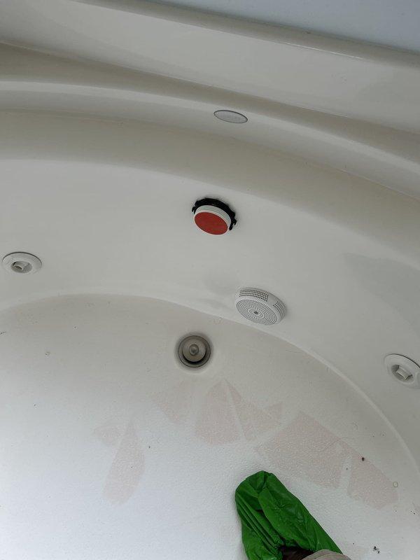 Responded to a main drain cleanout service call for a clogged jetted bathtub in the master bathroom that was experiencing backfilling issues. Successfully cleared the obstruction from the tub drain, restoring proper drainage function to the fixture.