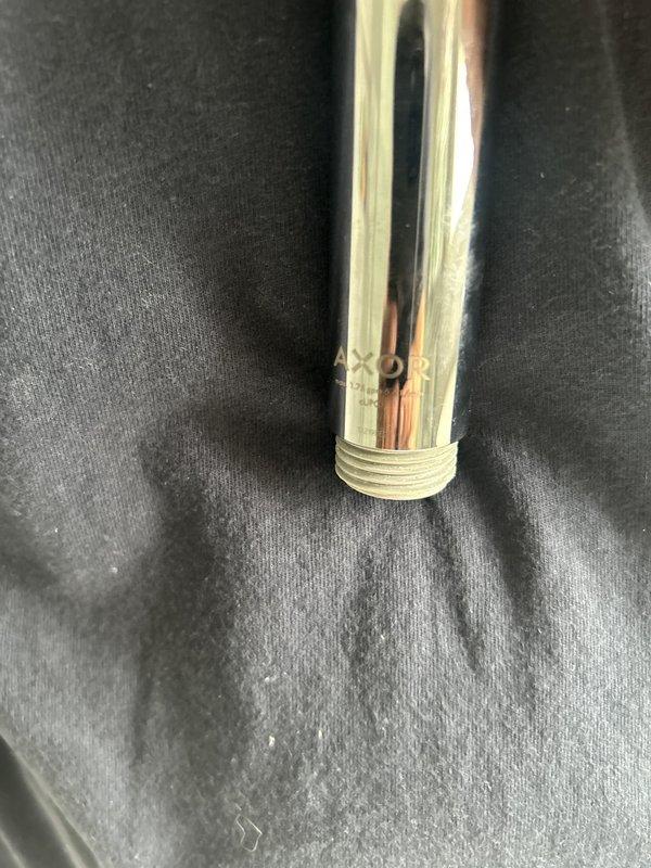 Responded to service call for low water pressure issue affecting the property. Upon inspection, identified a broken faucet handle as the primary concern. The fixture had been in compromised condition for approximately one year, showing significant wear, mineral deposits, and water staining on the chrome-plated finish. 

Removed and replaced the defective faucet component, installing a new chrome-plated spout assembly with threaded connection. The replacement part featured polished stainless steel construction designed for proper water flow and pressure restoration. Completed installation by securing the new component to existing plumbing connections, ensuring proper threading and seal integrity to prevent future leaks or pressure loss.