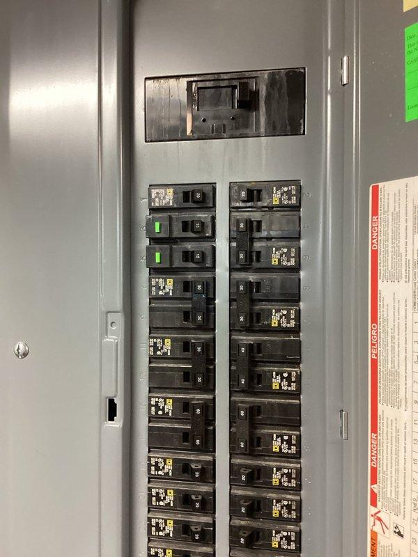Conducted comprehensive electrical assessment for backup generator installation. Evaluated existing 200-amp main electrical panel with dual-column circuit breaker configuration, documenting current load distribution and available capacity for generator integration. Inspected attic-mounted electrical infrastructure including existing panel, conduit routing, and wire management systems to determine optimal connection point and transfer switch placement. Photographed panel interior showing breaker arrangement with indicator lights and existing wiring pathways through structural framing. Assessed feasibility of generator tie-in considering current electrical distribution, available breaker spaces, and required load calculations for automatic transfer switch installation. Provided documentation necessary for preparing detailed generator installation quote including equipment specifications, labor requirements, and electrical code compliance considerations.