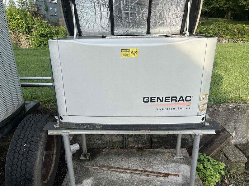 Responded to service call for 30kW Generac Guardian Series generator that failed to operate during recent power outage. Performed comprehensive diagnostic evaluation and overdue preventive maintenance service. Inspected transfer switch panel, verified proper electrical connections at main service panel, checked all circuit breakers and bus bar connections, and tested automatic transfer switch operation. Completed full generator maintenance including oil and filter change, air filter replacement, spark plug inspection, battery load test, and coolant level verification. Exercised unit under load, confirmed proper voltage output and frequency regulation, and verified seamless transfer switch functionality between utility and generator power sources.
