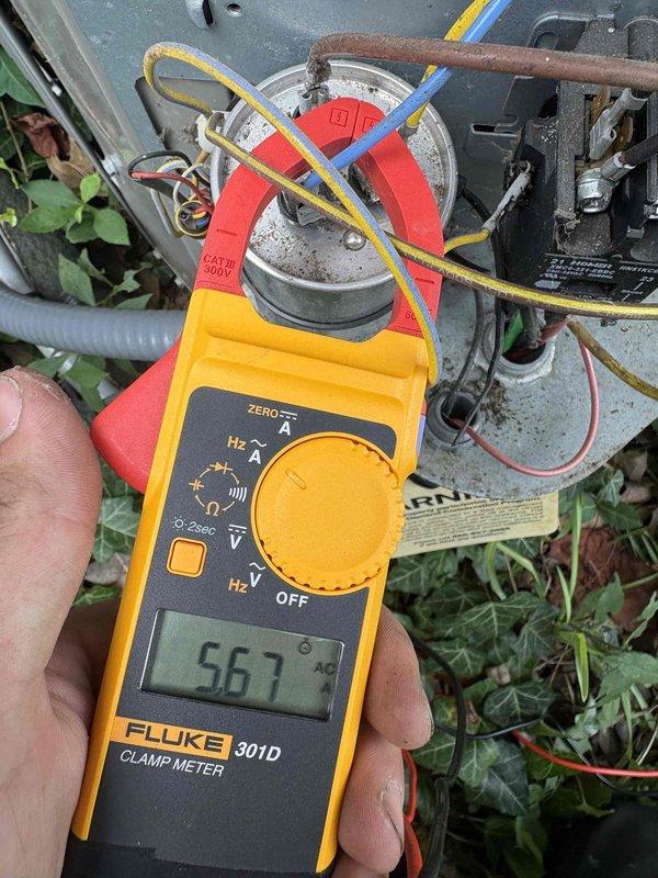 Completed comprehensive Care Plan tune-up on air conditioning system with gas furnace located in basement. Performed standard maintenance protocol including inspection of ductwork, filter replacement with customer-supplied 16x25x1 filter, and system diagnostics. Evaluated outdoor condensing unit, verified electrical connections, and measured amperage draw at 5.67 amps using clamp meter, confirming unit operating within manufacturer specifications. Inspected capacitor, compressor, and all electrical components for proper function. System tested and operating efficiently with no issues identified.