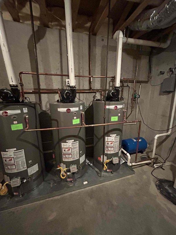 Conducted electrical estimate for basement GFCI outlet issues reported as frequently tripping. Inspected multiple ground fault circuit interrupter receptacles throughout basement area to assess condition and functionality. Documented existing electrical infrastructure including thermostat controls and mechanical room equipment to determine scope of GFCI replacement work needed.