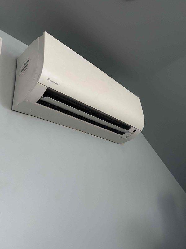 Replaced a leaking indoor coil on a Daikin wall-mounted mini split head unit covered under the manufacturer's 12-year parts warranty. Recovered remaining R-410A refrigerant from the system, installed the factory-ordered replacement coil, and performed a complete pressure test to verify system integrity. Evacuated the refrigerant system to manufacturer specifications and recharged with new R-410A refrigerant to proper operating levels.