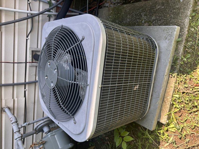 Responded to service call for non-operational air conditioning system with abnormal noise complaints on a three-year-old unit. Upon inspection, evaluated the existing outdoor condensing unit and indoor air handler system, documenting equipment condition and configuration. Provided comprehensive estimate for complete HVAC system replacement, presenting repair versus replacement options to address the equipment failure and operational concerns.