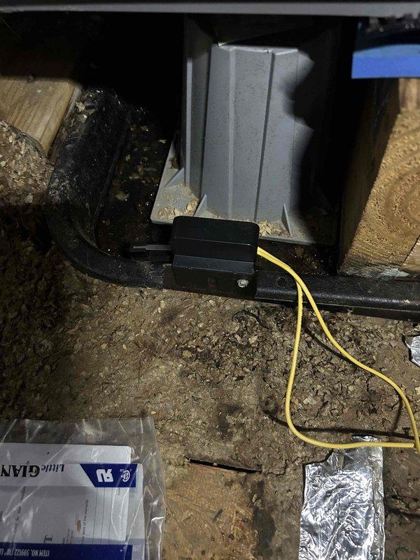 # HVAC System Supply Plenum Rebuild and Component Replacement

Completed comprehensive supply plenum reconstruction and system leveling for residential HVAC unit located in crawl space. The existing supply plenum connection to the evaporator coil required complete rebuild due to improper configuration and structural concerns.

Fabricated new supply plenum using two sheets of sheet metal, ensuring proper dimensional specifications and airflow requirements. Installed new plenum with secure connections to evaporator coil, utilizing appropriate fasteners and sealing methods to prevent air leakage. Applied insulation wrap to newly constructed plenum to maintain thermal efficiency and prevent condensation issues.

Assessed system installation and found unit improperly leveled, which can lead to drainage problems and premature component failure. Re-leveled entire HVAC unit using isolation pads to achieve proper pitch for condensate drainage and reduce operational vibration. Isolation pads ins