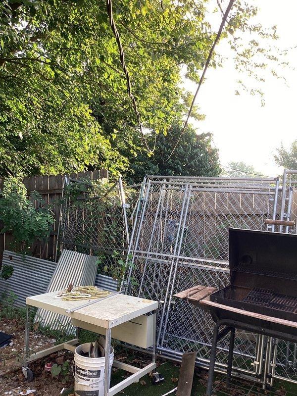 Relocated electrical service mast to achieve proper clearance height as required by utility company specifications. The existing service line from the transformer to the residence was determined to be below minimum code requirements, necessitating repositioning of the weatherhead and mast assembly to ensure safe overhead conductor clearance and compliance with power authority standards.