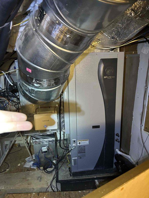 Completed comprehensive Club Trio maintenance on multi-zone HVAC system including one geothermal unit, two geothermal split systems, two gas furnaces, one heat pump with air handler serving apartment over garage, and two ERVs. Replaced all air filters per plan specifications (20x25x4, 30x36x2, 14x20x1), performed standard maintenance checks on all equipment, verified IntelliZone 2 thermostat operation, and documented system conditions with photos. All UV bulbs noted for replacement schedule per customer request during fall maintenance visits on two-year rotation.