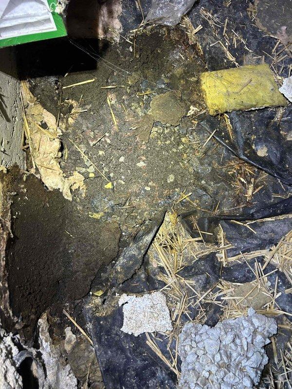 Completed Gold Level annual maintenance on single-system HVAC unit. Inspected indoor air handler and ductwork, documenting significant condensation accumulation on insulated ductwork indicating potential insulation failure or inadequate vapor barrier. Confirmed equipment age, filter specifications, and air handler location as part of comprehensive system evaluation.