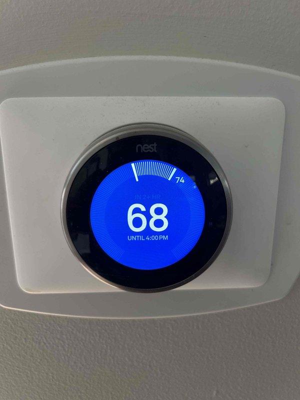 Responded to no cool complaint on 20+ year old electric air conditioning system with indoor unit located in basement. System was not maintaining setpoint with thermostat reading 78°F while set to 72°F, accompanied by abnormal operational noise. Upon inspection of the Airamaster Ultra air handler, diagnosed failed capacitor causing compressor startup issues and inadequate cooling performance. Replaced defective capacitor, verified proper system operation, and confirmed adequate airflow and temperature differential across evaporator coil. System restored to normal cooling operation with thermostat achieving setpoint.