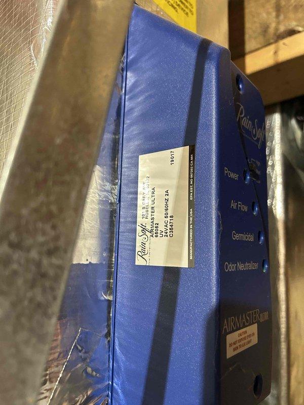 Responded to no cool complaint on 20+ year old electric air conditioning system with indoor unit located in basement. System was not maintaining setpoint with thermostat reading 78°F while set to 72°F, accompanied by abnormal operational noise. Upon inspection of the Airamaster Ultra air handler, diagnosed failed capacitor causing compressor startup issues and inadequate cooling performance. Replaced defective capacitor, verified proper system operation, and confirmed adequate airflow and temperature differential across evaporator coil. System restored to normal cooling operation with thermostat achieving setpoint.