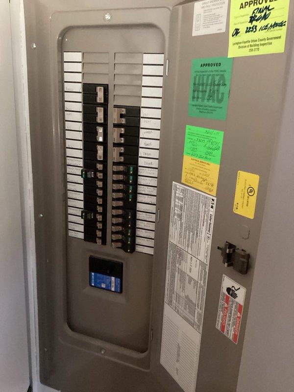 Conducted site assessment for hardwired outdoor Level 2 EV charging station installation. Evaluated existing electrical service panel capacity, verified available breaker spaces, and assessed exterior mounting location approximately 15 feet from main electrical panel. Documented current electrical infrastructure including meter base, existing conduit runs, and panel configuration to determine installation requirements and project timeline for the proposed EV charger installation.