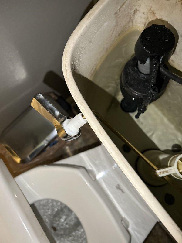 Completed comprehensive plumbing inspection of residential property in preparation for tenant move-in. Evaluated toilet tank assembly, noting significant mineral deposits and hard water staining on interior ceramic surfaces, functional flapper valve mechanism, and operational fill valve assembly with appropriate water levels. Inspected wall-mounted shutoff valve with copper supply line showing normal patina, and identified deteriorating pipe insulation requiring replacement. Documented all findings with photographic evidence and prepared detailed estimate for recommended plumbing repairs and maintenance items.