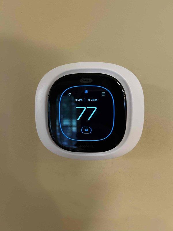 Completed HVAC system installation with replacement of mitigation board and full system testing to verify proper operation. Installed and programmed smart thermostats, configured temperature settings and schedules, and provided operational training. Documented outdoor unit condition with photographs for inspection purposes and confirmed all equipment functioning within manufacturer specifications.