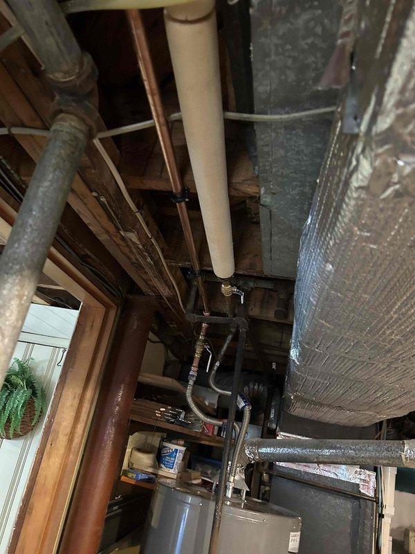 Completed comprehensive plumbing installation running new copper supply lines from the main water line connection to multiple fixtures including water heater, kitchen sink, and bathtub/shower assembly. Removed existing kitchen faucet and installed customer-supplied replacement unit, ensuring proper connections and seal integrity. All fixtures were tested for proper water flow, pressure, and functionality with no leaks detected prior to project completion.