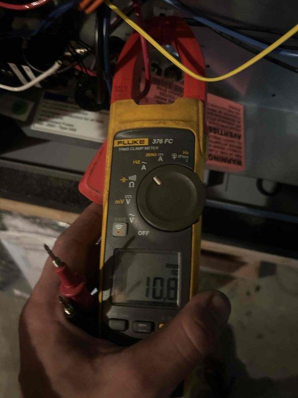 Completed Gold Level preventive maintenance on single-system HVAC unit. Performed electrical diagnostics using clamp meter to verify proper amperage draw and system performance, and measured refrigerant pressures to ensure optimal operating conditions. All measurements were within manufacturer specifications, and system is operating efficiently.