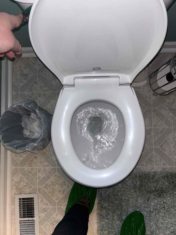 Completed complimentary plumbing inspection as part of preventative service agreement. Performed visual assessment of toilet fixture, verifying proper operation, water level, and flush mechanism functionality. All plumbing fixtures inspected and found to be in satisfactory working condition with no issues identified requiring immediate attention or repair.
