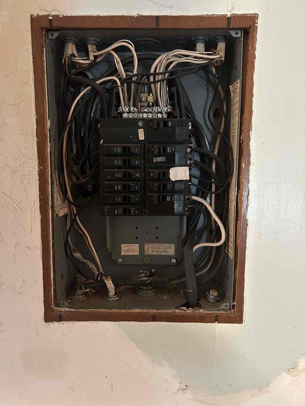 Converted existing 3-prong stove outlet to 4-prong configuration to accommodate newly purchased appliance. Installed black 4-prong receptacle supplied by company. Verified proper electrical connections at panel and ensured grounding compliance with current code requirements for range installation.