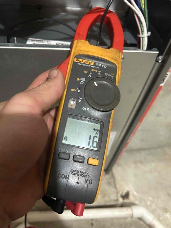 Completed comprehensive dual-system HVAC maintenance on two air conditioning units located in attic and basement areas as part of routine Club Duo service. Performed standard tune-up procedures on both systems including visual inspection of equipment, amperage draw testing using clamp meter showing normal operating current of 12 amps, verification of electrical connections, and assessment of ductwork condition. Customer-supplied air filters (16x25x1 and 14x25x1) were noted for replacement at appropriate locations. Both AC units operating within normal parameters with no issues identified; 15-year-old and 10-year-old systems functioning properly with no repairs needed at this time.