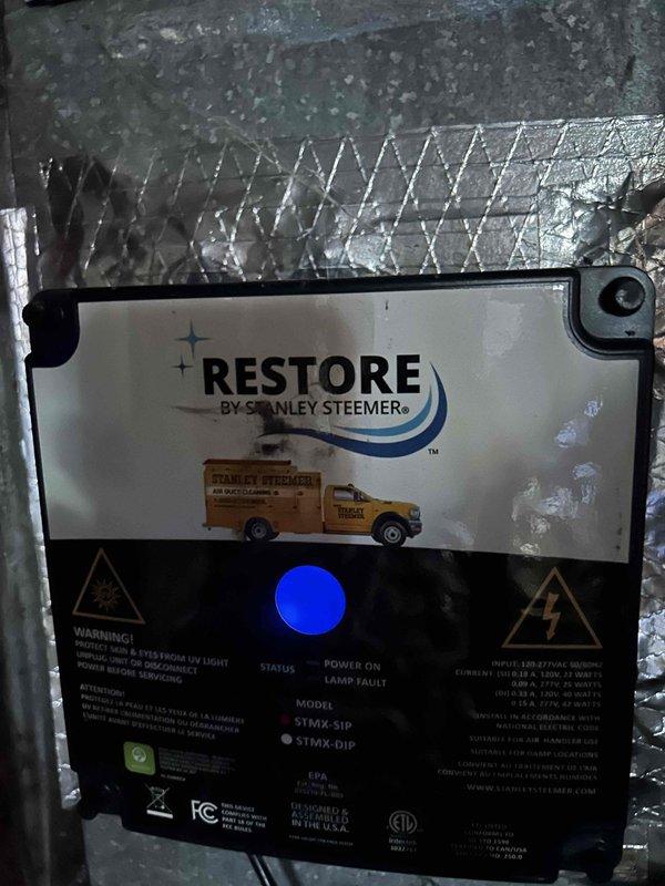 Completed routine preventative maintenance on a 9-year-old Trane heat pump and air handler system. Performed comprehensive tune-up inspection including electrical diagnostics, verified system operation with multimeter readings showing proper voltage at 39.14V, and confirmed all components functioning within manufacturer specifications. No deficiencies or repairs required; system operating efficiently with indoor air quality equipment also inspected and operational.