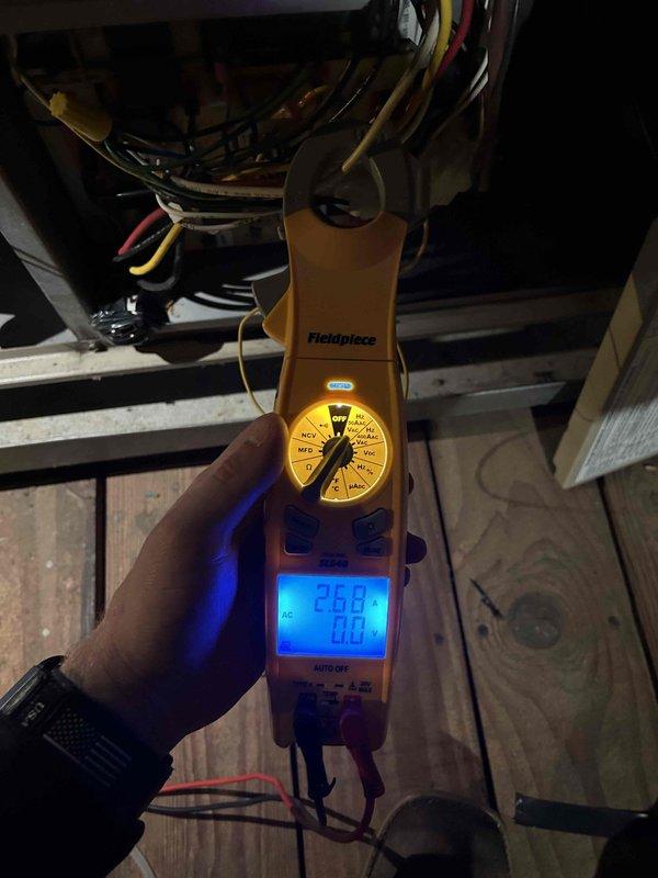 Completed Gold Level prepaid maintenance on four-zone residential HVAC system consisting of four AC/gas furnace units (two located in basement, two in attic). Performed comprehensive inspection and maintenance procedures on all units, verified proper combustion with blue flame characteristics indicating efficient gas operation, conducted electrical diagnostics and measurements on blower motor components, and replaced air filters per specifications (two 16x25x1 filters and two 14x30x1 filters as requested). All systems operating within normal parameters upon completion.