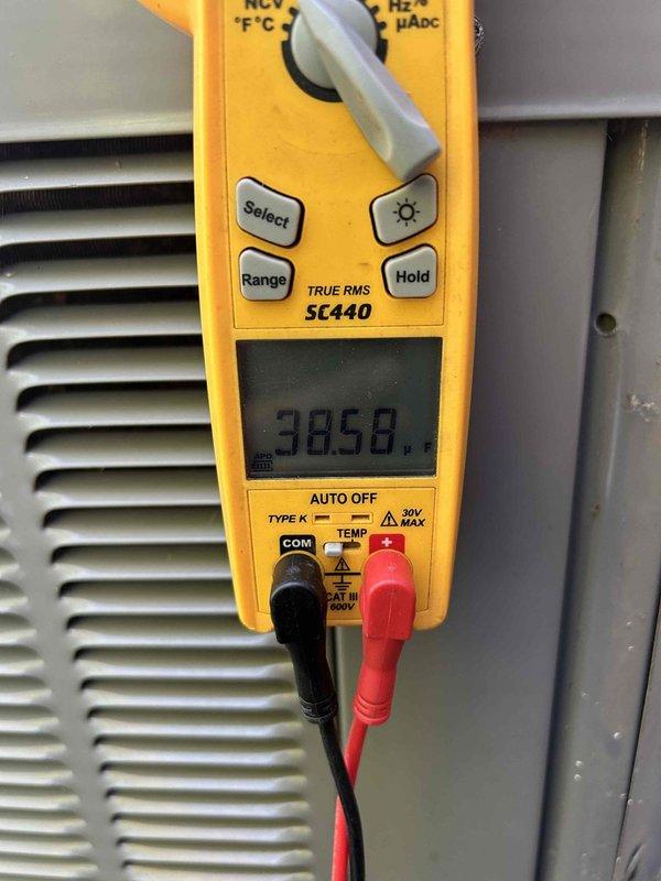 Completed Gold Level preventative maintenance tune-up on single-system residential HVAC unit located in garage. Performed comprehensive system diagnostics including electrical measurements and temperature readings using calibrated test equipment, verified proper operation of air conditioning components, and inspected condenser coil condition. Replaced 16x25x1 air filter as part of routine maintenance protocol to ensure optimal airflow and system efficiency.