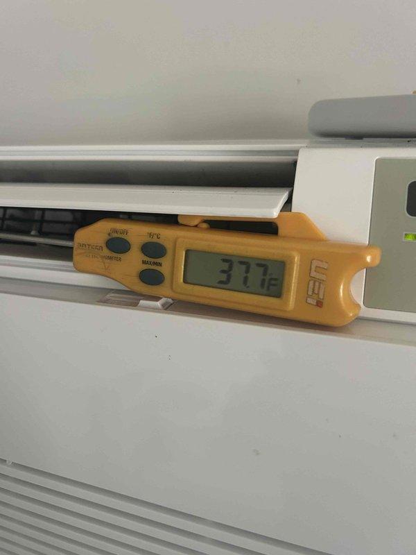 Completed Gold Level prepaid maintenance on two-system home consisting of mini-split heat pump units. Performed comprehensive tune-up procedures on both indoor air handlers, including temperature differential testing with digital thermometer showing proper operation at 37.2°F. Inspected wall-mounted mini-split heads for proper airflow and verified all control functions operating correctly. Evaluated Aprilaire equipment installation and associated ductwork in mechanical room, confirming proper mounting and connections. Customer providing their own filters as specified in maintenance agreement. All systems tested and found operating within manufacturer specifications with no deficiencies noted at time of service.