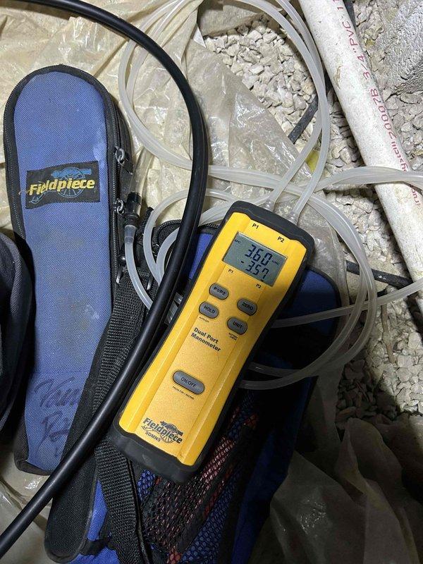 Completed comprehensive heating season maintenance on gas furnace system located in crawlspace. Performed complete system inspection including combustion analysis with digital meter reading 380 PPM, verified proper flame operation, and checked heat exchanger integrity. Measured supply air temperature at 45°F using calibrated digital thermometer to confirm system standby temperature prior to operation. Inspected all electrical connections, tested safety controls, and verified proper system cycling. Replaced customer-provided 16x25x1 air filter and properly disposed of old filter per customer request. All heating components tested and operating within manufacturer specifications for winter season operation.