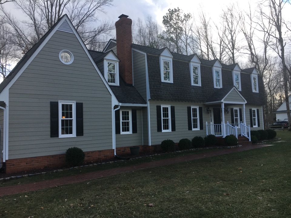 Completed today. Another James Hardie siding project in the books. 