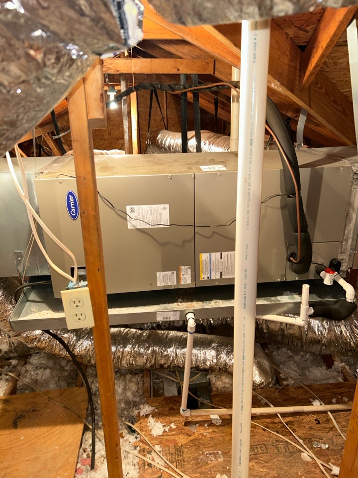 Performed maintenance on a Carrier heating system in Scurry, Texas.