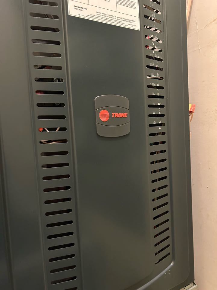AC service on Trane system in Garland, Texas