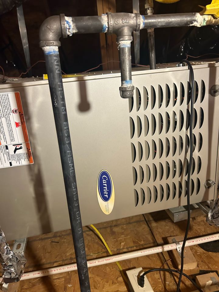 AC service on carrier system in Denton Texas