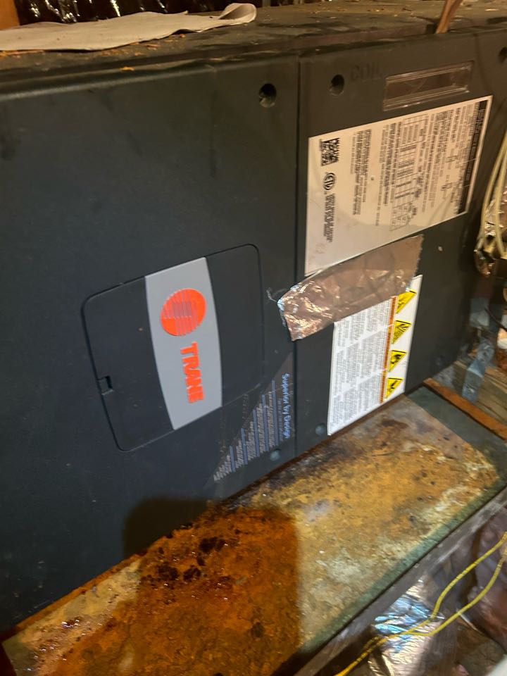 AC service on train system in Lancaster, Texas