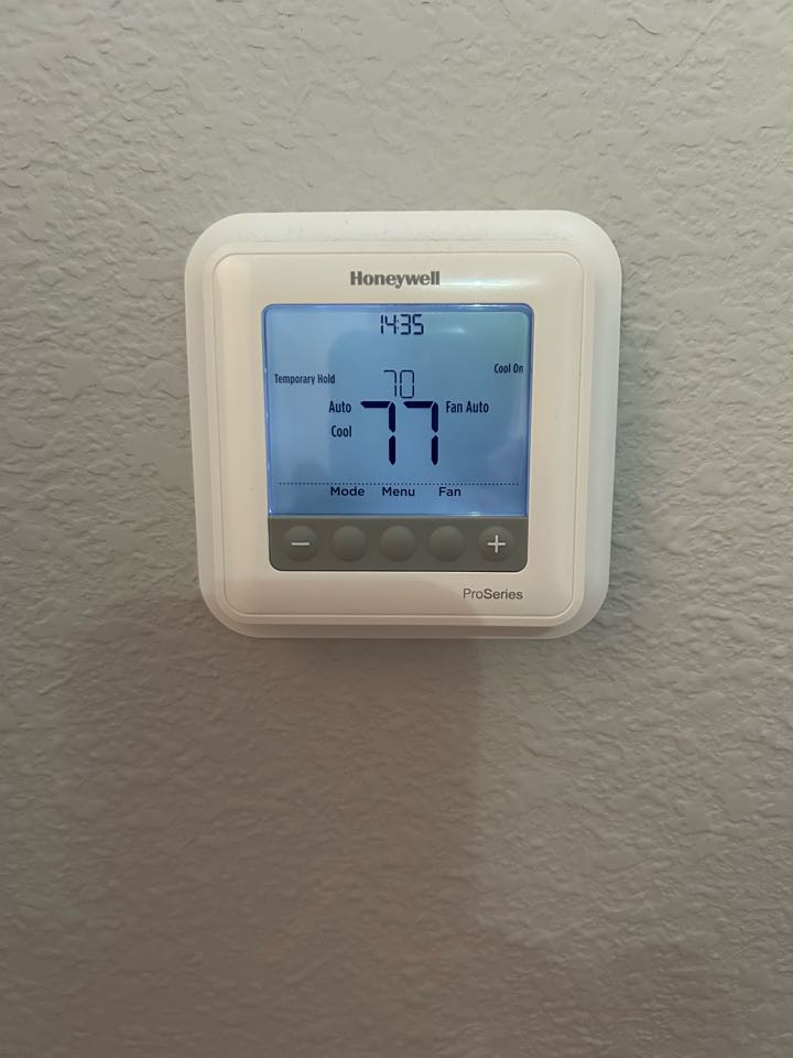 Hey Service on Trane system in Keller Texas