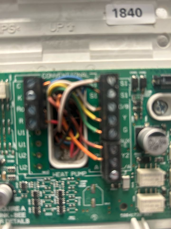 Working on a Johnson controls package unit for a business in Grapevine
