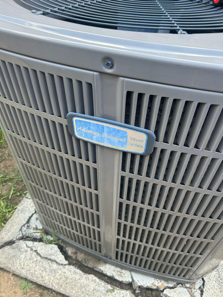AC service on American standard system in Watauga, Texas