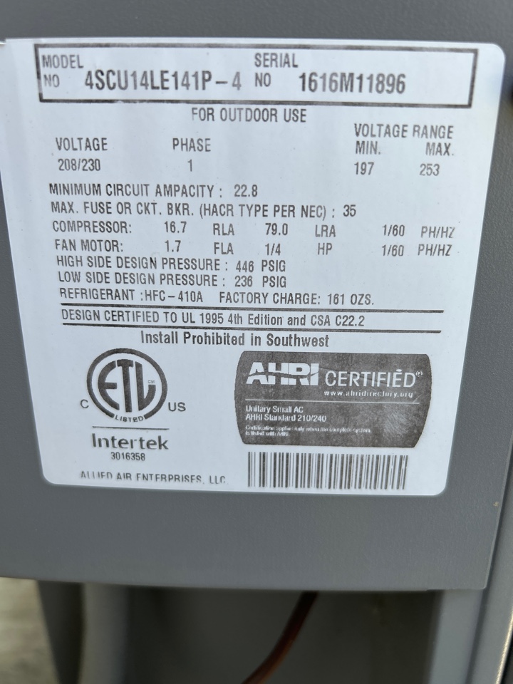 Ac leaking refrigerant 