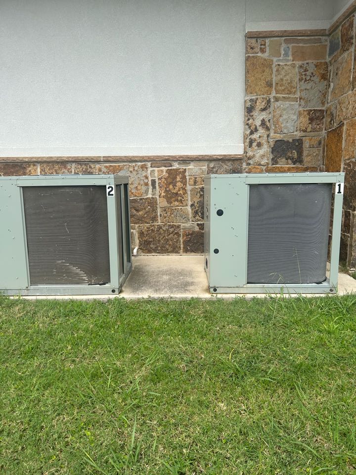 AC service on train systems in Southlake, Texas