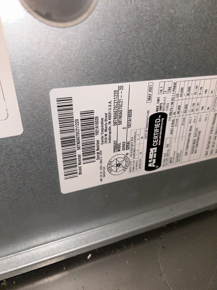 Warranty blower motor 