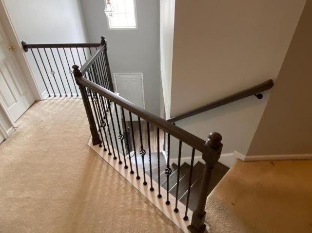 We redid the stairs at this home in Conley, GA.
